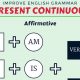 When to use the Present Continuous Tense in English?