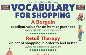 Read more about the article Buying Clothes Vocabulary In English