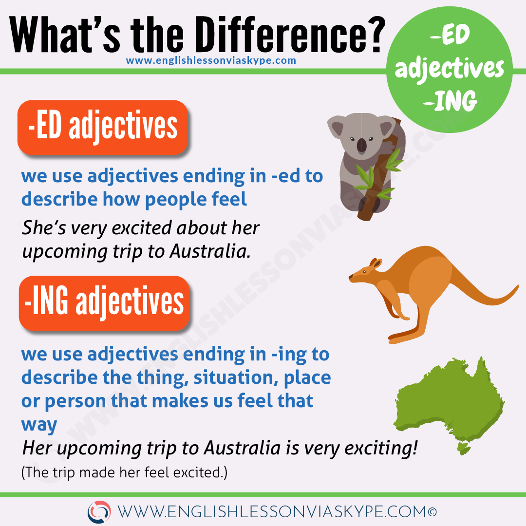 What S The Difference Adjectives With Ed Vs Ing My XXX Hot Girl