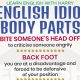 12 Idioms Associated with Our Body Parts