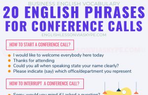 Conference call English vocabulary - Improve Business English skills at www.englishlessonviaskype.com #learnenglish #englishlessons #EnglishTeacher #vocabulary #ingles #อังกฤษ