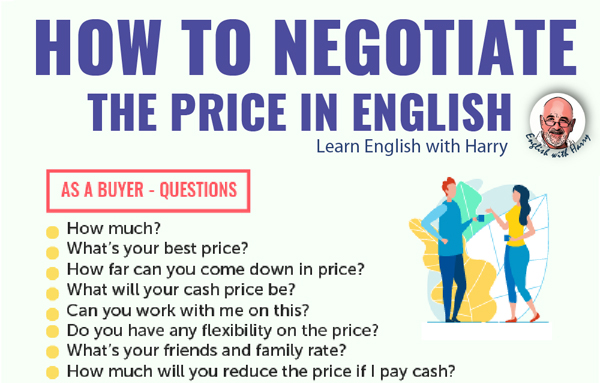 How to negotiate price in English - Learn English with Harry 👴