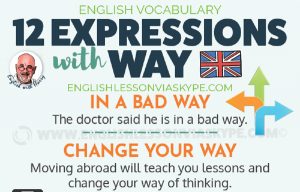 Read more about the article 12 Idiomatic Expressions with WAY