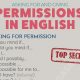 Asking for and Giving Permission in English