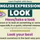 English Expressions with Look