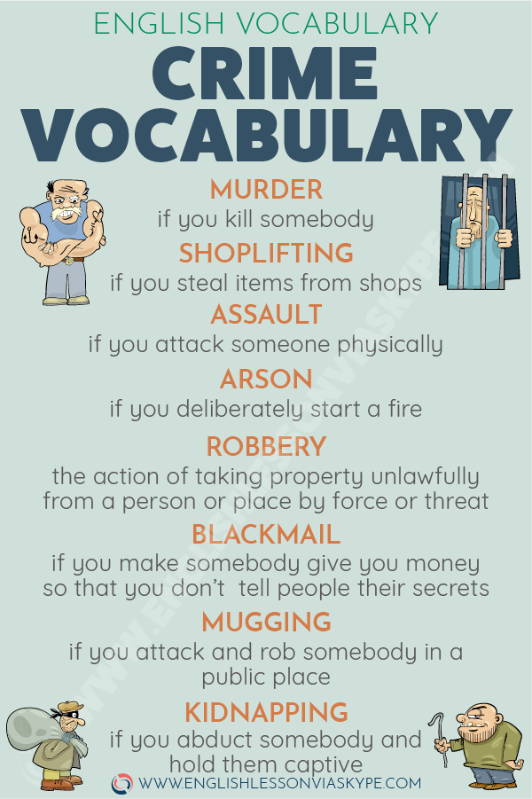 crime ielts essay vocabulary