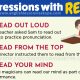 English Collocations with Read