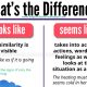 Difference between SEEM, LOOK and APPEAR