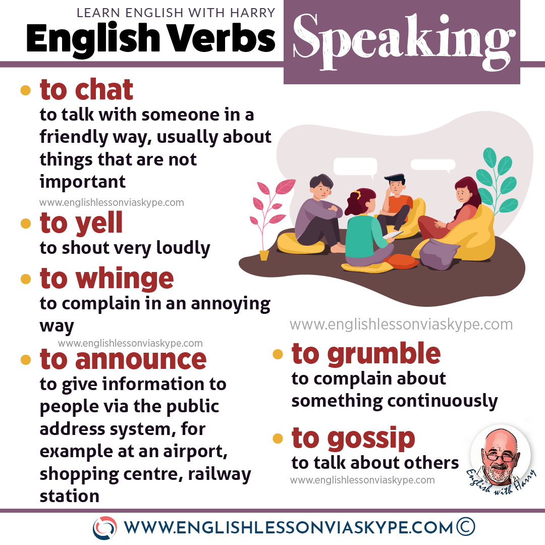 verb for giving a speech
