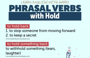 Read more about the article 10 Phrasal Verbs with Hold