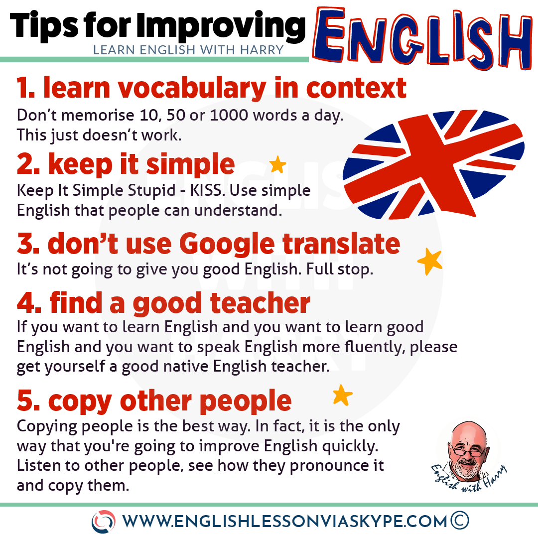 10 Real Tips for Improving Your English Learn English