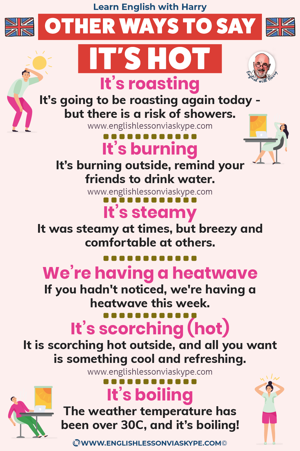 12 Other Ways To Say It's Hot In English