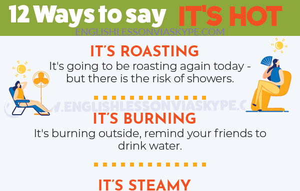 12 Other Ways to Say It's Hot in English - Learn English with Harry 👴