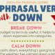Phrasal Verbs with DOWN