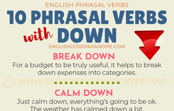 16 Phrasal Verbs with Down ⬇️ - Learn English with Harry