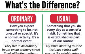Read more about the article Ordinary, Normal and Usual