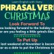 16 Christmas Phrasal Verbs