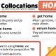 English Verb Collocations with Home