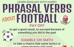 Phrasal verbs related to football. Improve your English speaking. Learn English with Harry at www.englishlessonviaskype.com #learnenglish #englishlessons #EnglishTeacher #vocabulary #ingles #อังกฤษ #английский #aprenderingles #english #cursodeingles #учианглийский #vocabulário #dicasdeingles #learningenglish #ingilizce #englishgrammar #englishvocabulary #ielts #idiomas