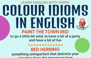 Read more about the article 18 Colour Idioms in English
