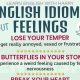 Idioms related to Feelings and Emotions
