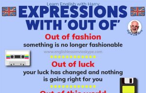 8 Easy English expressions with OUT OF. Advanced English learning. Online English lessons with www.englishlessonviaskype.com #learnenglish #englishlessons #EnglishTeacher #vocabulary #ingles #อังกฤษ #английский #aprenderingles #english #cursodeingles #учианглийский #vocabulário #dicasdeingles #learningenglish #ingilizce #englishgrammar #englishvocabulary #ielts #idiomas