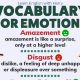 English Vocabulary For Emotions