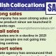 13 English Collocations With Sales