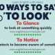 10 Ways of Looking in English