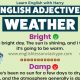Advanced Adjectives For Describing The Weather