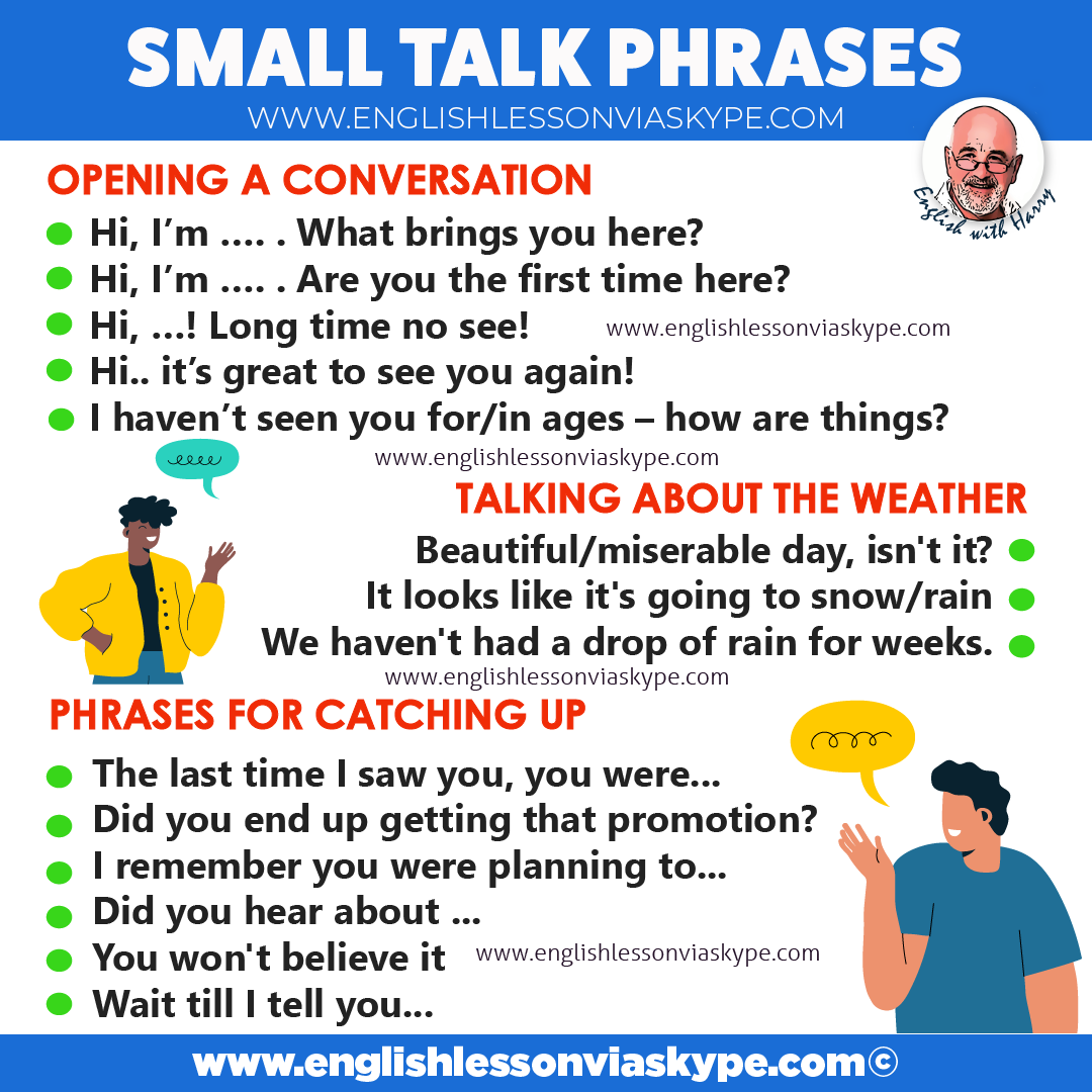 How To Make Small Talk In English • Speak English with Harry ð´