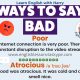 Ways To Say Bad In English