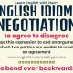 English Idioms About Negotiation