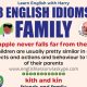 Family Idioms In English