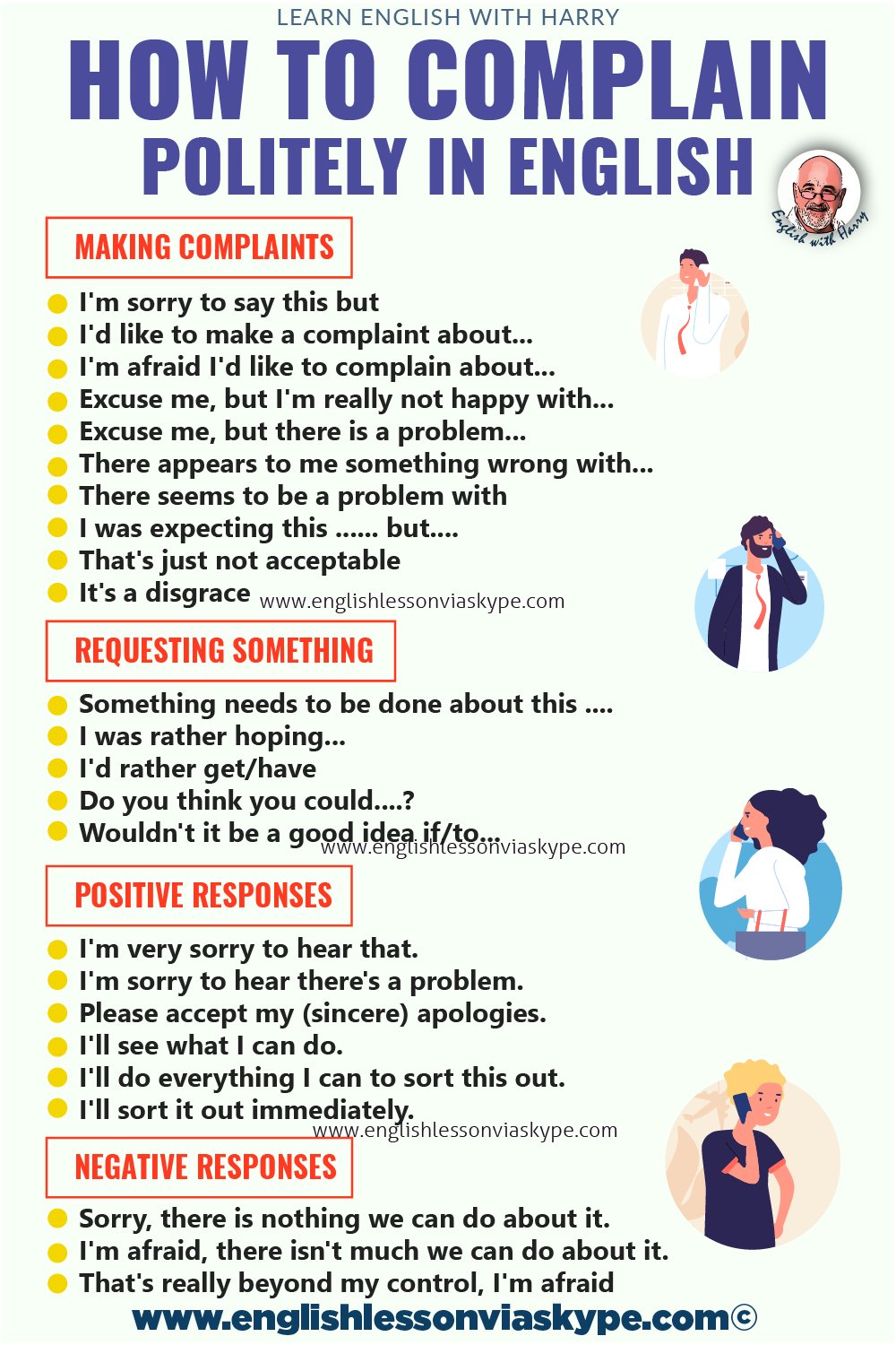How to complain politely in English. Expressions for making a complaint in English. Advanced English learning. Online English lessons on Zoom at www.englishlessonviaskype.com #learnenglish #englishlessons #EnglishTeacher #vocabulary #ingles
