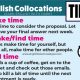 English Collocations With Time