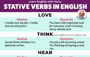 Stative verbs in English. Stative verbs in continuous form. Stative and dynamic verbs. Advanced English lessons on Zoom at englishlessonviaskype.com Click the link #learnenglish #englishteacher