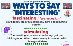 Read more about the article Other Ways To Say Interesting In English