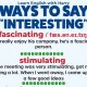 Other Ways To Say Interesting In English