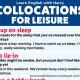 English Collocations Related To Leisure