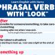 English Phrasal Verbs with LOOK