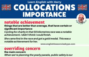 C1 English collocations for importance. Online English lessons on Zoom and Skype. Click the link and book your free trial lesson at englishlessonviaskype.com #learnenglish
