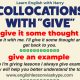 Useful Collocations With Give