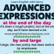 Advanced Speaking Expressions