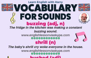 Read more about the article English Vocabulary To Describe Sounds