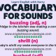 English Vocabulary To Describe Sounds