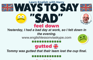 Read more about the article Ways To Say Sad In English