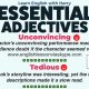 21 Advanced Vocabulary Adjectives