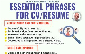10 effective cv phrases to impress future employers. Business English skills. Job interview and CV in English #learnenglish