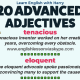 20 Advanced Adjectives To Describe People